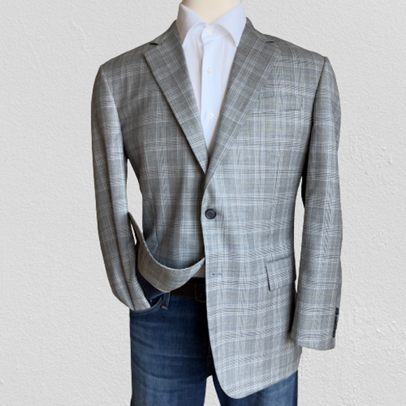 Brooks Brothers Other - BROOKS BROTHERS Mens Blazer Sport Coat Jacket 42R Wool Gray Suit Jacket Suits